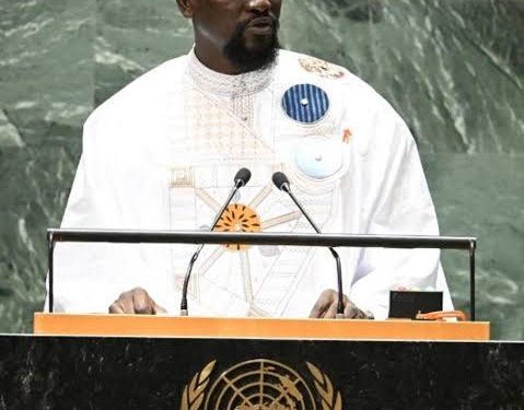 AG/ONU: le président Doumbouya vend les résultats de son pays en trois ans